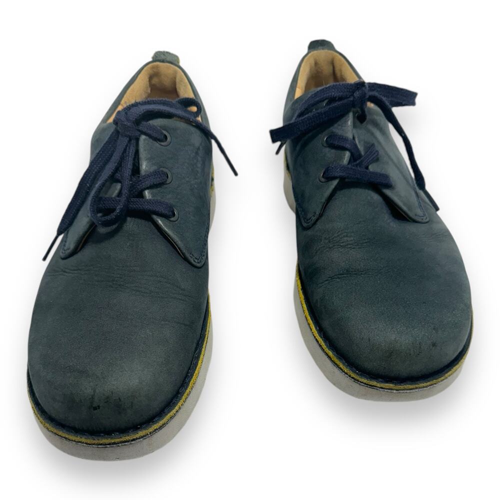Samuel Hubbard Free Nubuck Leather Oxford Walking Shoes 10 Blue